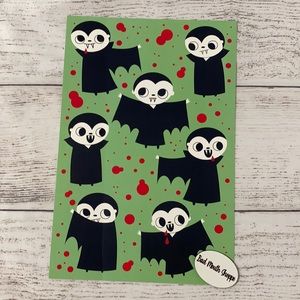*Spoopy Dracula Vampire Bloody Kawaii Kitsch Art Print